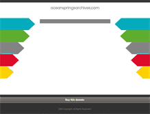 Tablet Screenshot of oceanspringsarchives.com