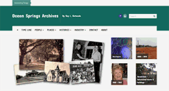 Desktop Screenshot of oceanspringsarchives.net